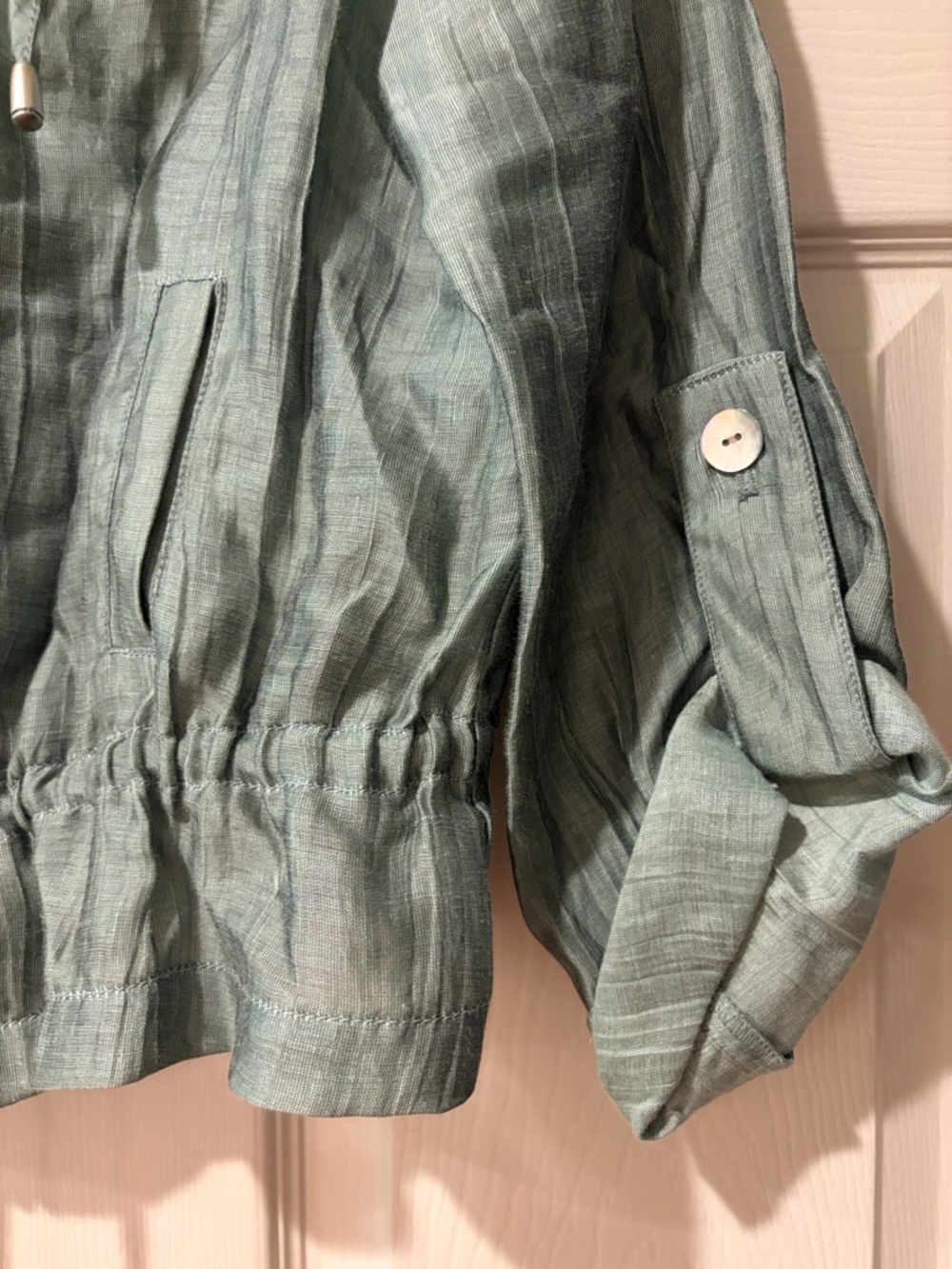 Ruby Rd. Sage Drawstring Utility Jacket - Picture 3 of 4